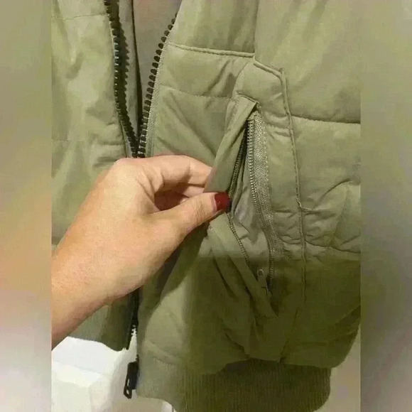 Avec Les Filles womens water resistant quilted hoodie jacket size xs - Picture 10 of 16